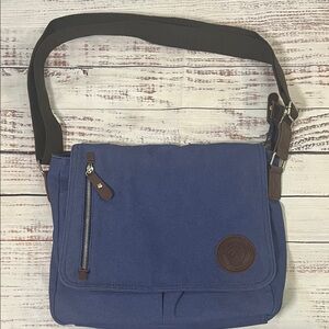 Sechunk  Canvas Messenger Crossbody Shoulder Bag Unisex